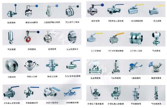 專業(yè)衛(wèi)生級閥門、球閥、蝶閥、止回閥、隔膜閥